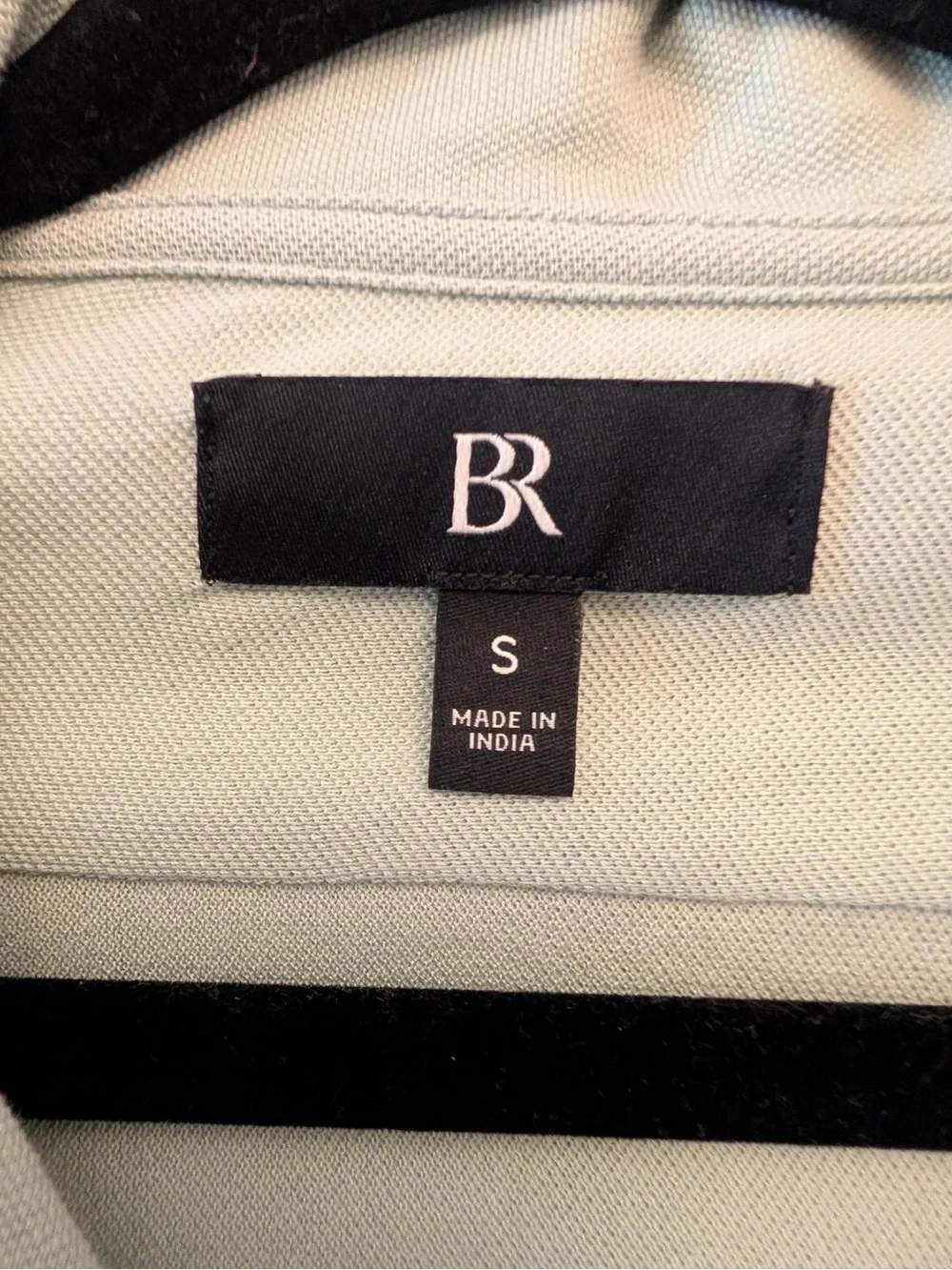 Banana Republic Mint Green and White Vertical Stripe Polo Shirt- worn once